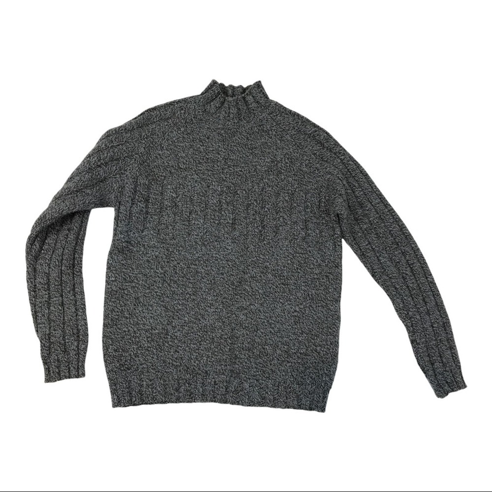 Jules Chunky Knit Ribbed Turtleneck Sweater